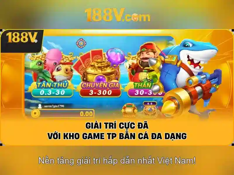 đặc điểm trải nghiệm game 188V