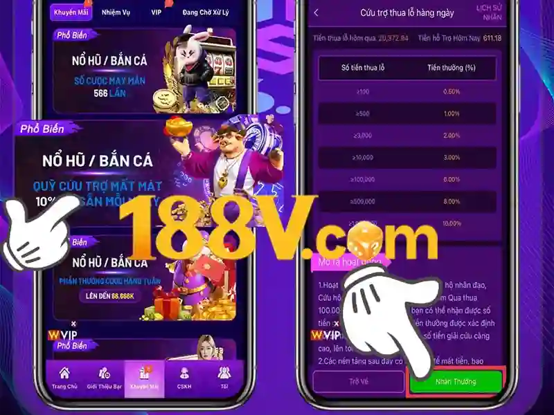Thể loại slot 188V
